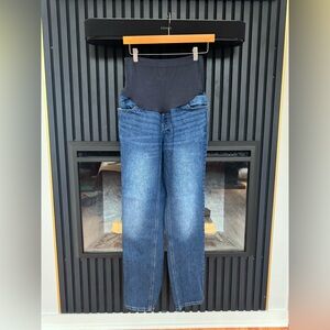 Old Navy Dark Blue Straight Leg Women's Jeans